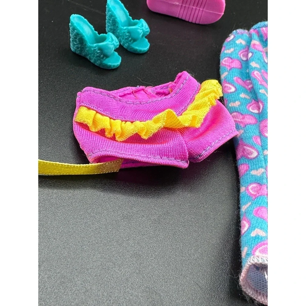 Barbie Mattel Slumber Party Sleepover Fashionistas Y2K pajamas robe shoes shorts